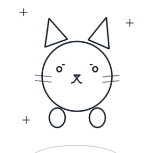 Gato dormindo para colorir e imprimir grátis