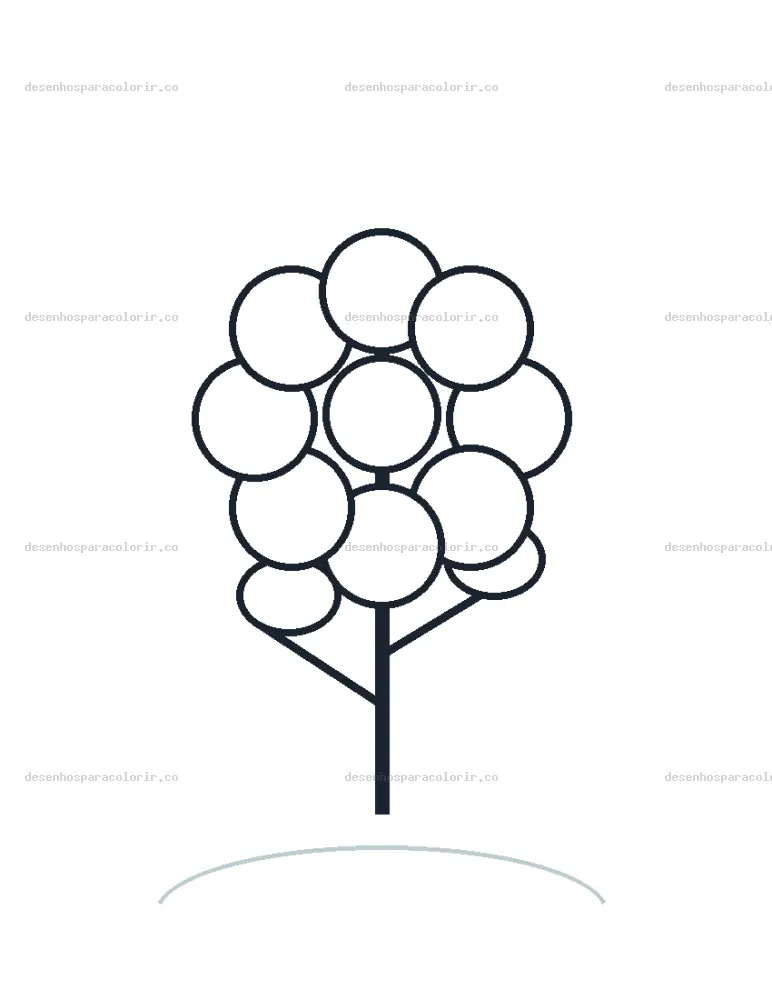 Buquê de flores para Colorir e Imprimir